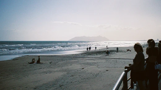 A photo of Terracina's seaside, on August 30th.