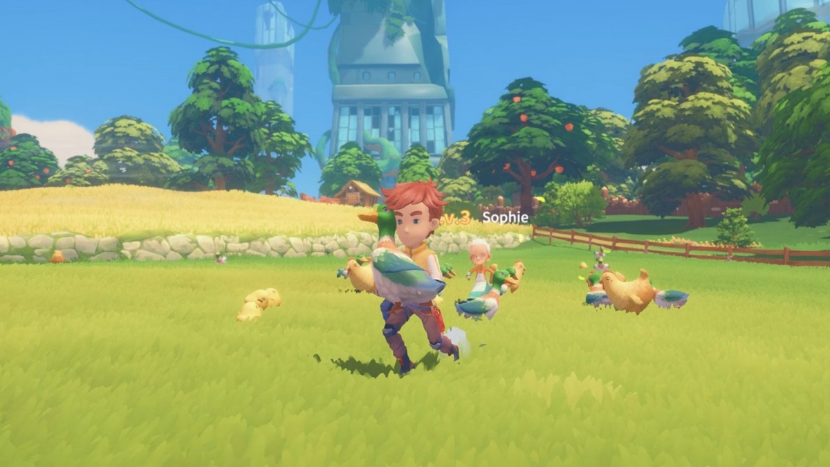 In farming-simulator games collecting ducks is a natural aspect of the job. I suppose.