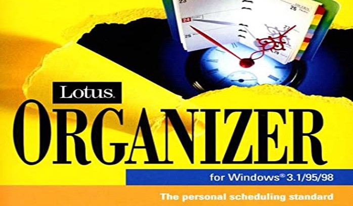 The cover/logo of Lotus Organizer.
